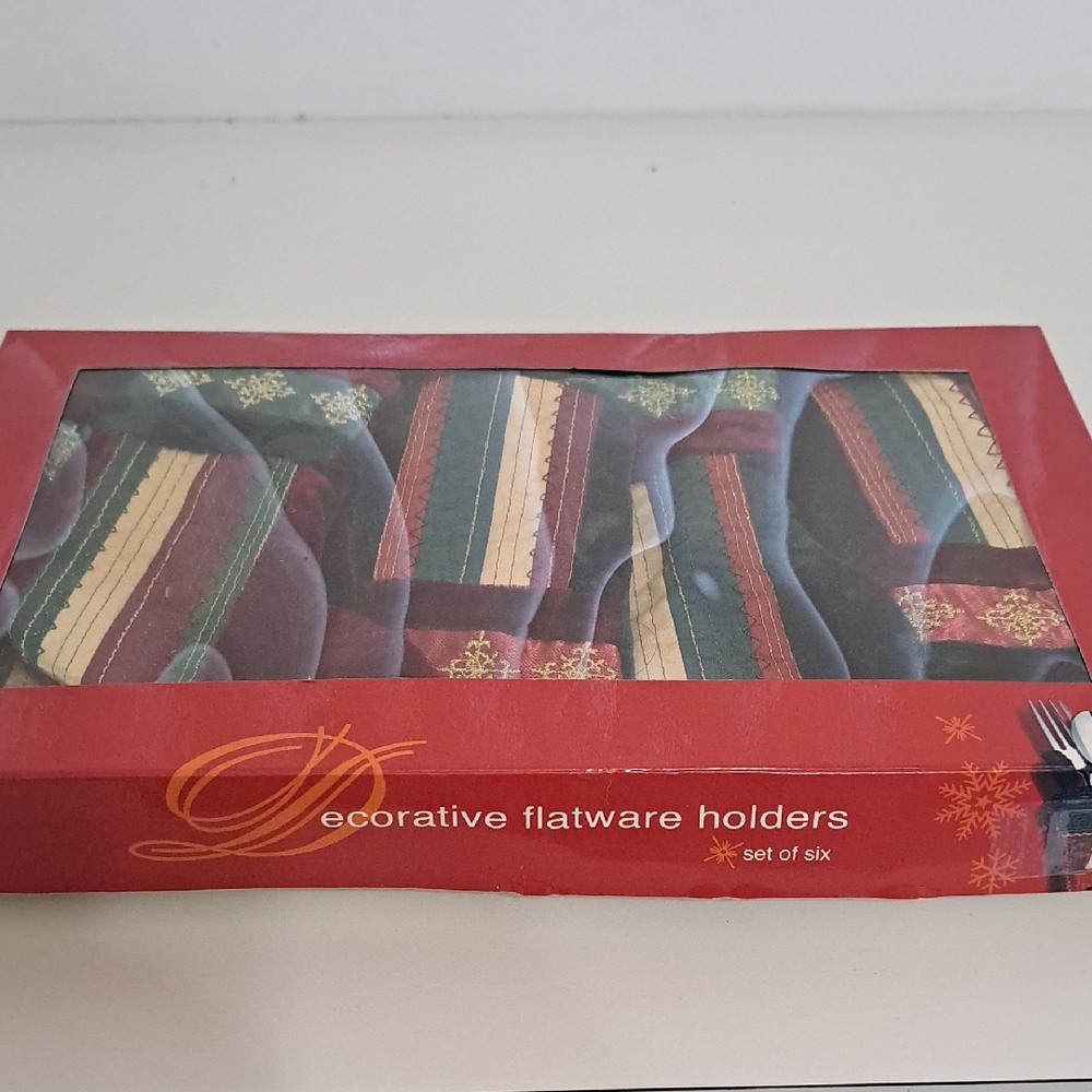 Decorative Flatware Holders Set of Six